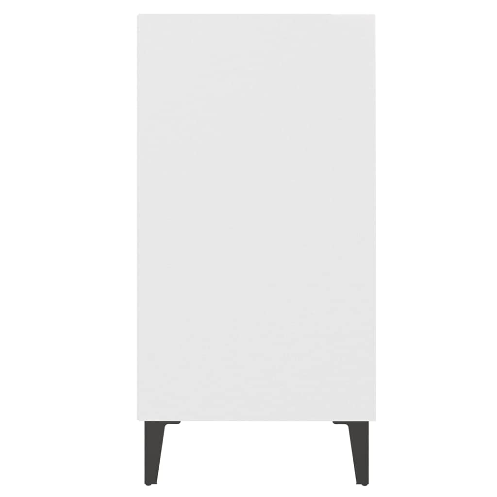 Credenza Bianca 57x35x70 cm in Legno Multistrato Dispensa Cucina Mobile Bagno Mobiletto Multiuso Mobile Cucina Salvaspazio per Cucina Camera Da Letto Sala Da Pranzo Soggiorno