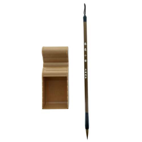 Xihaha 10 x pinceaux de calligraphie chinoise (petit) et 2 x porte-pinceaux pour bac à encre (lot de 12) – vue 5