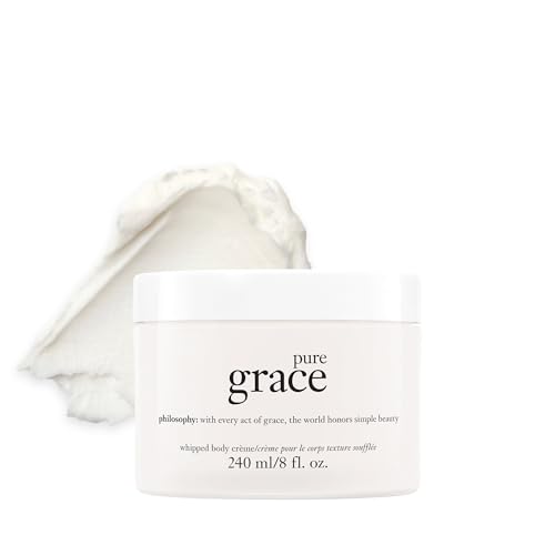 philosophy pure grace whipped body crme-luxury scented body lotion-formulated with shea butter&natural oils for fast absorbing hydration-skin feels soft and smooth-suitable for all skin types