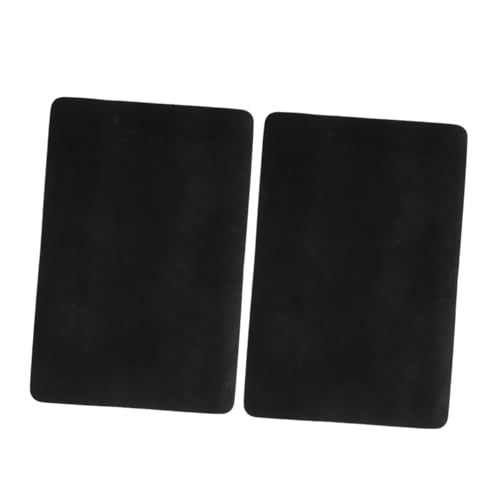 POPETPOP Tapis de Jeu de Cartes en Tissu Noir 2pcs pour Spectacles et Réunions Familiales, Améliore la Performance et Affiche Clairement Les Tours de Magie