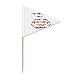 Taille : longueur du drapeau : 3,5 cm ; largeur du drapeau : 2,5 cm ; longueur du cure-dents : 6 cm