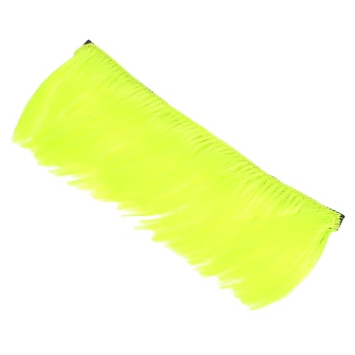 Adorno para casco de motocicleta UKCOCO cresta peine de pollo negra