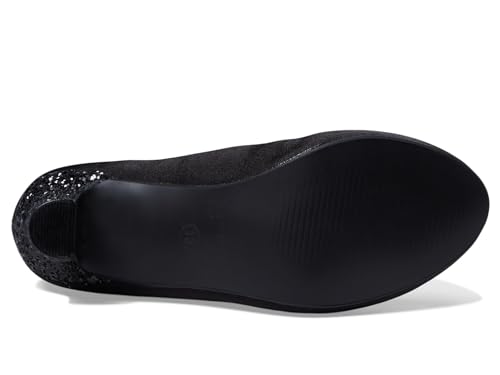 Badgley Mischka Girl's Marcy Jewel Toe Pump (Little Kid/Big Kid) Black 6 Big Kid M3