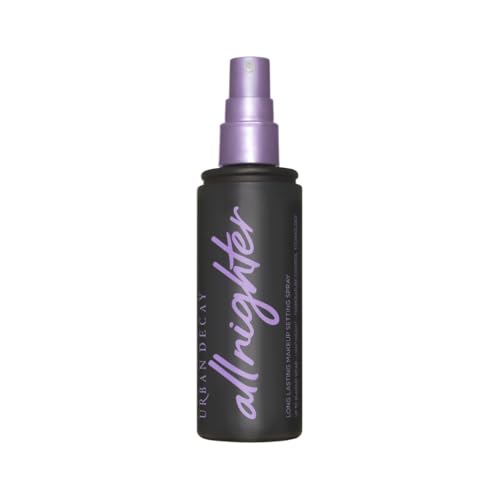 Urban Decay All Nighter Waterproof Makeup Setting Spray - Natural Finish, Smudge-Proof, Transfer-Resistant, Up to 16HR Wear, Cools Skin Temperature, Fine Mist, Controls Shine, Vegan & Oil-free Formula