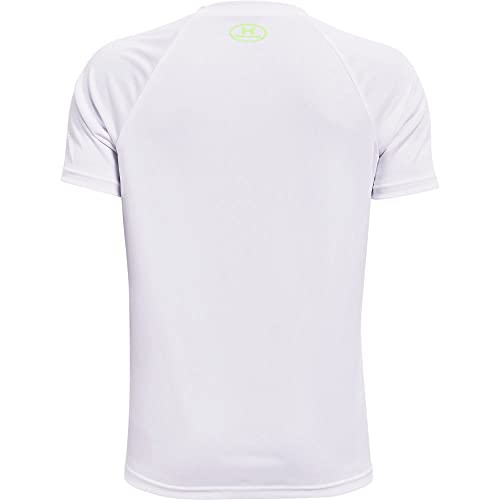 Image of Under Armour Boys' Tech Hybrid Printed Fill Short-Sleeve T-Shirt