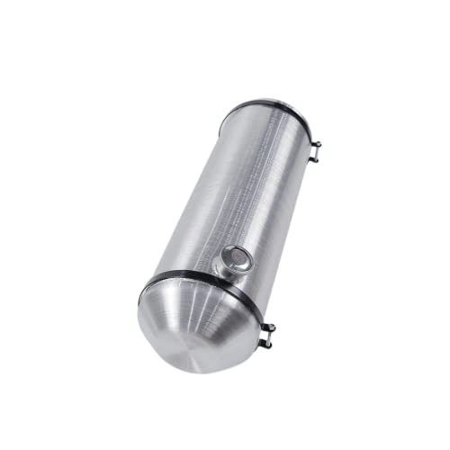 JSD 11 Gallons 10" x 33" Aluminum Round Spun Gas Tank Fuel Cell Tank End Fill 1/4" NPT Outlet for Hotrod Streetrod by JSD AUTO PARTS - Image 7