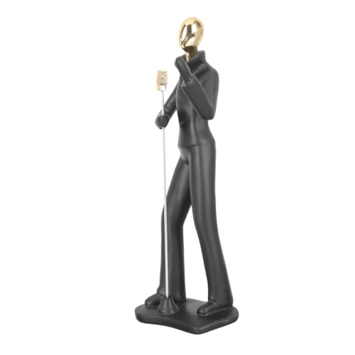 Figure en résine noire BETOOKY objet de décoration unique