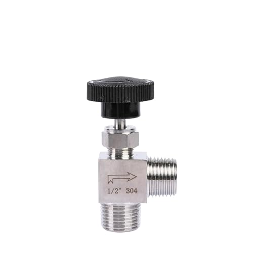 Contrôle de débit en acier inoxydable avec cette vanne à aiguille 3/8 - 2