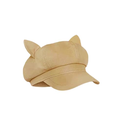 Bonnet chat résistant au vent : béret hiver tricot doux et polaire