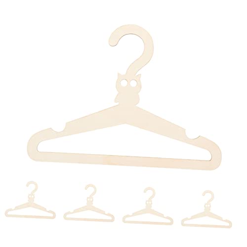 KOMBIUDA 5pcs DIY Animal Hangers for Clothes Cartoon Hangers with Smooth Surface for Shower and for Nursery Decor