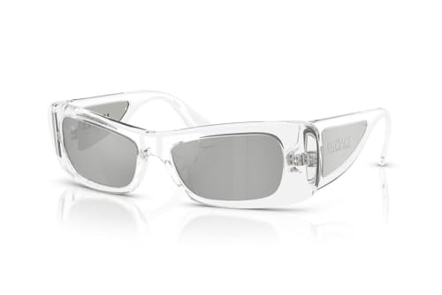 Versace Sunglasses VE 4481 148/8V Crystal Clear Mirror Silver 80