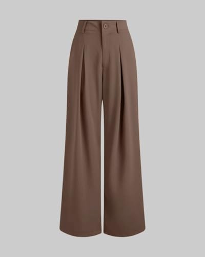 Image of Nermosa High-Waist Korean Trousers with Wide Baggy Fit | Trendy GenZ Streetwear Pants