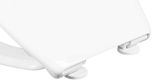 Cornat Como Classic White Look-Easy-Care thermoplastic-Quick up and Clean Function-Soft-Close Mechanism, seat, Toilet lid, 1076390 - Image 4