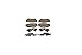 ACDelco 171-807 GM Original Equipment Front Disc Brake Pad Kit
