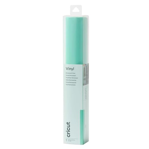 Image of Cricut Permanent Vinyl | Mint | 1.2 m (4 ft) | Self Adhesive Vinyl Roll | for use with All Cricut Cutting Machines