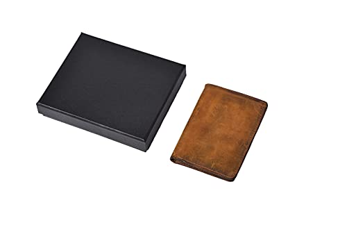 Premium Genuine Leather Wallet - Oil Pullup - Shield Cash and Coin Holder - Card Case - Bi-Fold - Slim Wallet - Man Wallet - Image 6