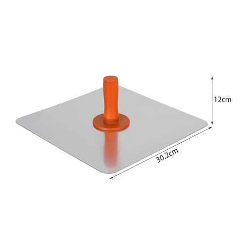 Llana de yeso de aluminio 34.5x11 cm con mango suave para mortero 4