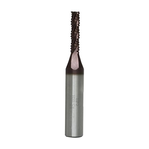 Image of HFS(R) Roughing End Mill Square End Mill 4 Flute M42 8% Cobalt TiAlN for Steel 3 /16 inch Dia.
