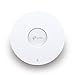 TP-Link EAP670 V2 Omada WiFi 6 Ultra- Slim AX5400 Wireless 2.5G Ceiling Mount Access Point Support Mesh, OFDMA, Seamless Roaming, HE160 & MU-MIMO SDN Integrated Cloud Access & Omada App PoE+