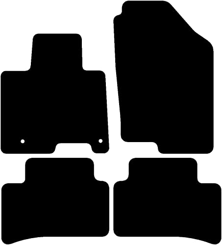 Kovvar Tappetini per Auto in Gomma Duogrip adatti per Hyundai Tucson 2020-2025 Versione: Mild hybrid (48V)