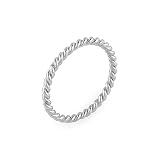 925 Sterling Silver Ring - Twisted Wire Ring, Handmade Designer Ring, Boho, Plain Silver Ring Antiqu