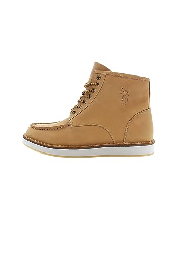 U.S. Polo Assn. - Bottillons TAYLOR001M/CK1 en Cuir, Jaune (44)