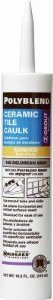 Custom Building Products Polyblend Bone Siliconized Acrylic Caulk 10.5 oz.