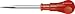 Produktbild PB Swiss Tools Vorstecher PB 650.110 | 100% Swiss Made | Ahle 8 mm Klingendurchmesser, 110 mm Klingenlänge mit Vierkantspitze für Profi, Heimwerker, Handwerker