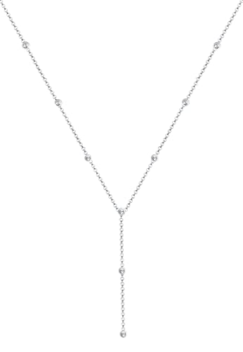 Elli Collana Donne Catena a Y Cerchio Geo con