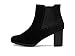 Clarks Women's Bayla Rose Fashion Boot, Black Suede, 7.5