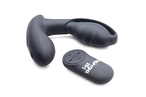 Plug prostatique P-Stim 7X creux AT Power vibrant à télécommande active - 2