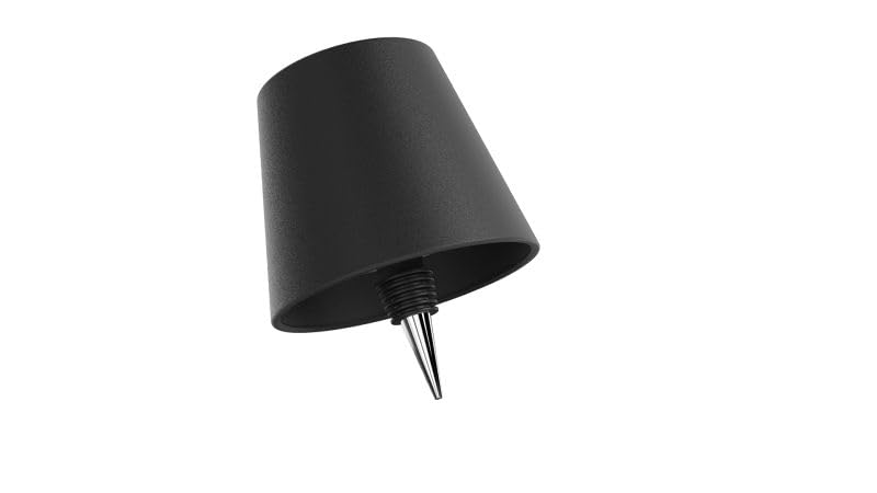 m-e LUNA 70 S LED Flaschenlampen Aufsatz Wiederaufladbar mit Akku 72Std Leuchtdauer Lampe für Flaschen als LED Lampenschirm Dekorativer Flaschenaufsatz für stimmungsvolles Licht aus Metall