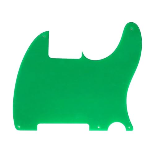 Pickguard Telecaster 5 trous vert à monter sur votre guitare en atelier