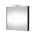 Produktbild Planetmöbel Spiegelschrank Badezimmer WC Badezimmerschrank 64cm breit (Anthrazit)