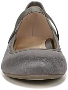 Vionic Joseline Women's Mary Jane Flat Shoes Pewter Shimmer - 8.5 Medium | Image 7