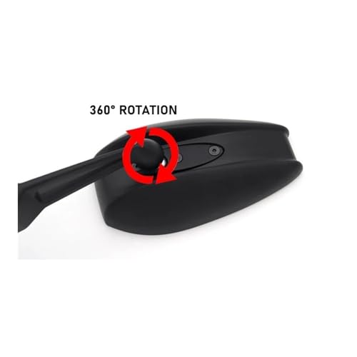 Espejos laterales para motocicleta Street King V2 totalmente ajustables con acabado de alta gama 4