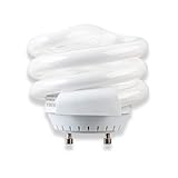 SLEEKLIGHTING 18Watt T2 Spiral CFL GU24 Base Puck Light Bulb 2700K 1170lm -UL Listed Compact Fluorescent -Warm White Light 4pack - Image 3