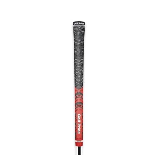 Golf Putter Griff, Leichter Golf Grip, 2.0/3.0/5.0 Putter Grip Golfschläger Mit Griff Push Rod Grip Für Super Stroke, Professioneller Rutschfester Ersatz Für Golfschlägergriffe Schwarz, Rot 6 Golf Pride Herren Griffe Multi-Compound Cord, Schwarz/Rot, M, RE34-001