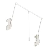 Kleiderlift bis 15 Kg Tragkraft Höhe 900 mm weiß (für lichte Schrankbreite 850-1150 mm) Schranklift von SO-TECH®