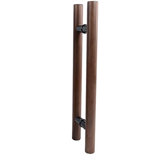 Tirador de Puerta Resistente para Ducha, baño, Cocina, Comedor, manija de Puerta corrediza de Granero Comercial, instalación adosada, Estilo 3/80 cm/32 Pulgadas
