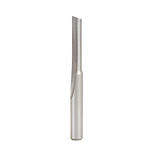 Amana Tool - HSS1506 HSS Single Straight 'O' Flute Plastic Cutting 1/4 Dia x 1 4"