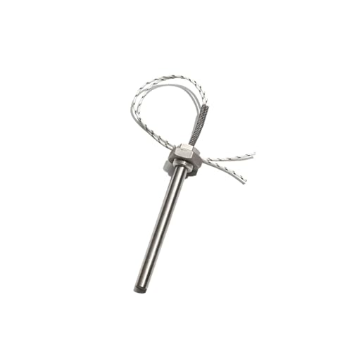 1KW �X���b�h�V���O���w�b�h�d�C�`���[�u DN15/21mm(1/2") 201SS 12x100-200mm �J�[�g���b�W�q�[�^�[ 110/220/380V 1��(With nut,110V,DN15 12x100mm 300W)