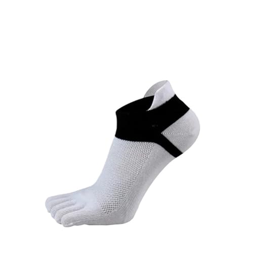 Calcetines de 5 dedos de algodón transpirable para deporte pack de 3 pares