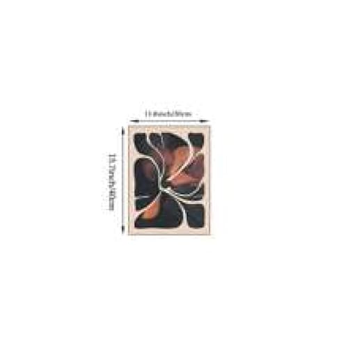 Art botanique impression florale sur toile 50x70cm avec cadre interne lot de 2