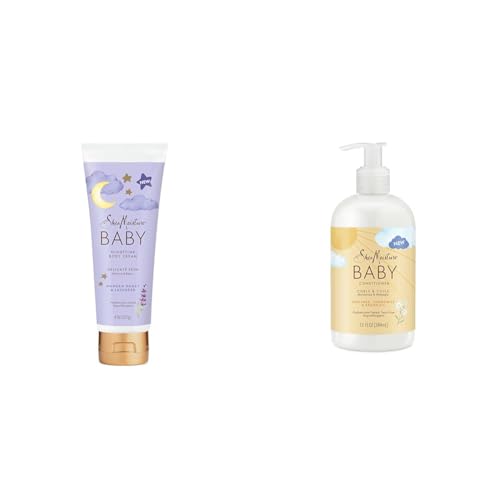 Image of SheaMoisture Baby Moisturizer and Conditioner for Delicate Skin and Curly Hair 8 oz and 13 oz
