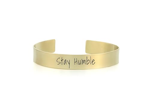 Bracelet en Or avec Texte Personnalisé : manchette personnalisée en or 24k rigide