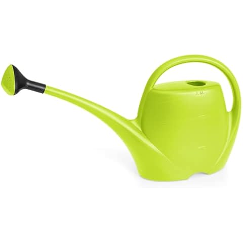 Gießkanne klein mit Brause für den Zimmerpflanzen 2,5 L - Blumengießkanne aus Hochwertigem Kunststoff - Giesskanne für Innen- und Außenbereich - Ideal für Zimmerpflanzen, Grün Cover