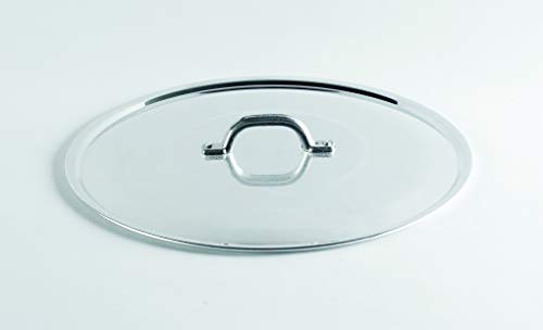 Pentole Agnelli FAMA2932 Coperchio in Alluminio, 32 cm, Argento