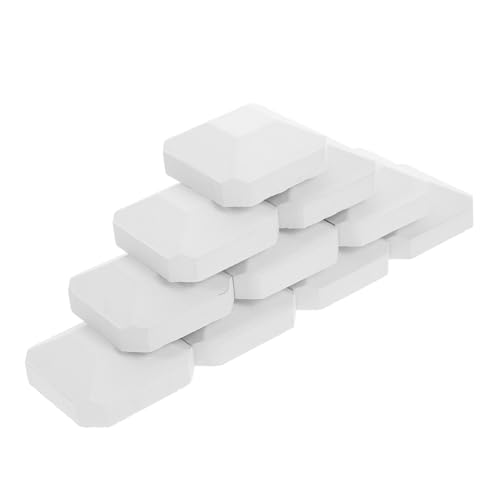 PRETYZOOM Briquetas De Cordierita Para Barbacoa Gas 2x2 Pulgadas Resistentes Al Calor Repuesto Para Parrillas y Chimeneas Uso En Exterior Paquete De 10 Unidades