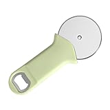 HAKIDZEL Pizzaschneider Rad aus Edelstahl mit Ergonomischem Griff und Glattem Schneideerlebnis zum Backen und Schneiden von Pizzateig in Küche